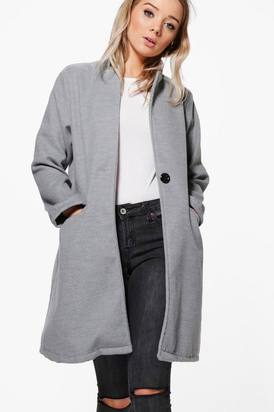 Megan Notch Neck Coat